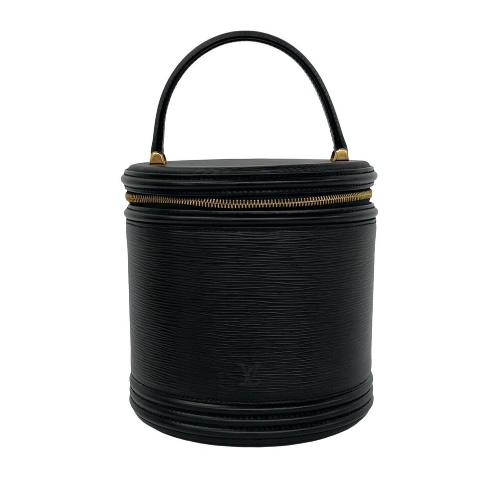 LOUIS VUITTON Louis Vuitton Cannes Epi Leather Genuine Handbag Vanity Bag Noi...
